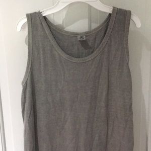 Grey maxi dress. Hemp/ organic cotton blend.